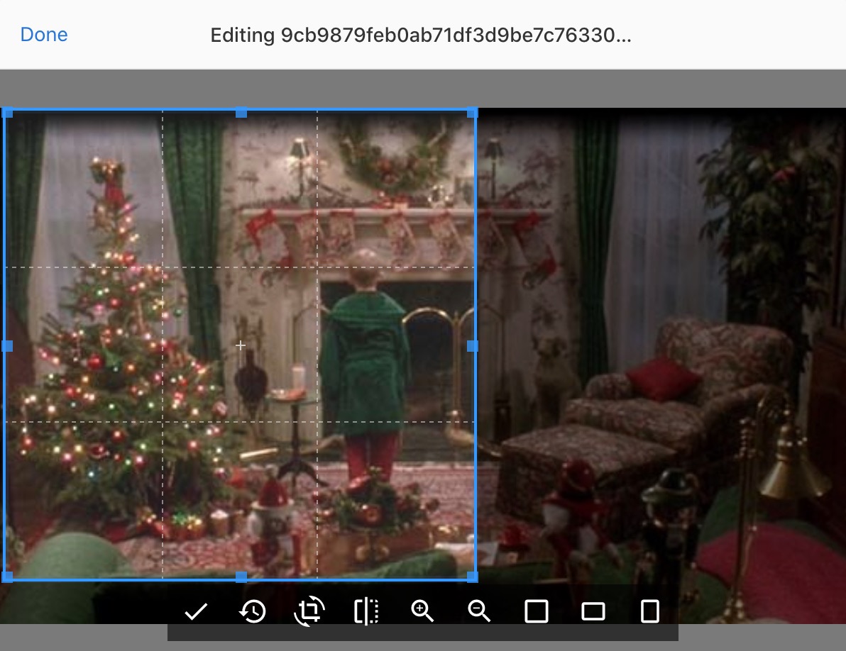 Uppy Image Editor in Dashboard